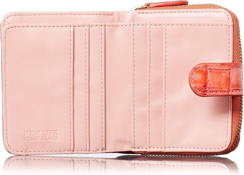 VOICE Align mini type Bi-Fold Wallet wallet Leather made by MASINI in Italy Cowhide ART.Stain Glass Women's Elegant, easy-to-use and beautiful In gift box (Pink) in Saudi Arabia