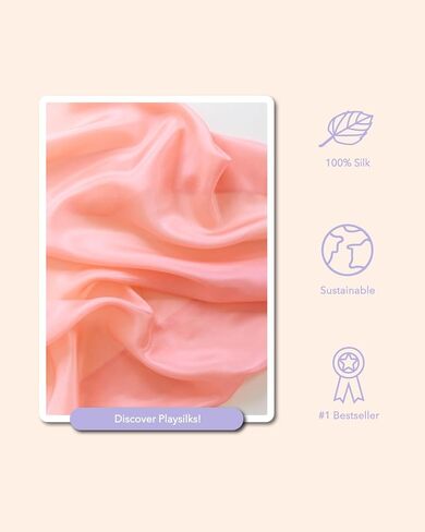 Sarah's Silks Peach Playsilk in Kuwait
