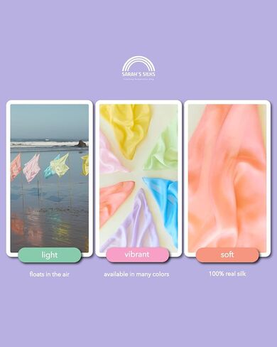 Sarah's Silks Peach Playsilk in Kuwait