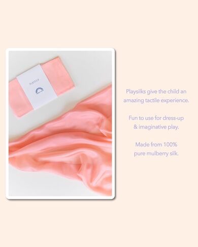 Sarah's Silks Peach Playsilk in Kuwait