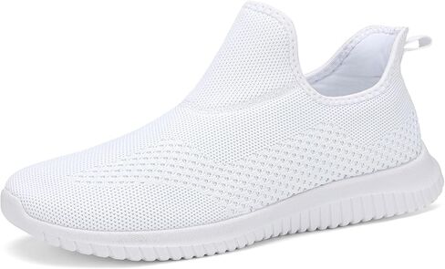 WXQ Men's Slip On Comfort Walking Shoes Ultra Lightweight Breathable Running Tennis Athletic Gym Workout Non Slip Athletic Fashion Sneakers in Saudi Arabia