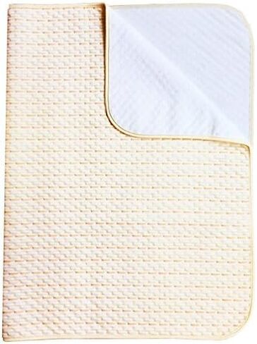 Yoofoss Waterproof Bed Pad Washable and Reusable Underpads 4 Layer Incontinence Mattress Protector 100% Cotton Surface for Children Adults and Pets in Saudi Arabia