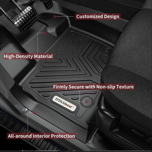 سجادات أرضية YITAMOTOR وبطانة شحن لسيارة Honda CRV 2023 2024 2025 (غير مناسبة للهجين)، بطانات أرضية TPE لجميع الأحوال الجوية CR-V، مجموعة بطانة البضائع الخلفية الأمامية in Saudi Arabia
