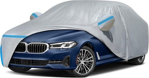غطاء سيارة لـ 2006-2024 مرسيدس بنز الفئة E سيدان E300 E350 E450/E43 E53 E63 AMG، مقاوم للماء مناسب لجميع الأحوال الجوية من الشمس والمطر والأشعة فوق البنفسجية للحماية من الثلوج غطاء سيارة خارجي مع باب بسحاب وبطانة قطنية in Kuwait