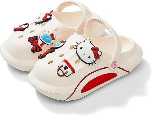 Girls Slippers Children's Slippers, Toddler Cloud Slippers, Cute Cartoon Clogs Beach Swimming Pool home Sandals in Saudi Arabia