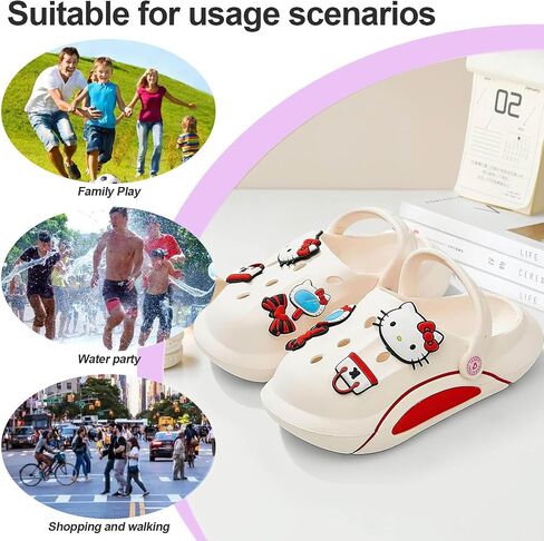 Girls Slippers Children's Slippers, Toddler Cloud Slippers, Cute Cartoon Clogs Beach Swimming Pool home Sandals in Saudi Arabia