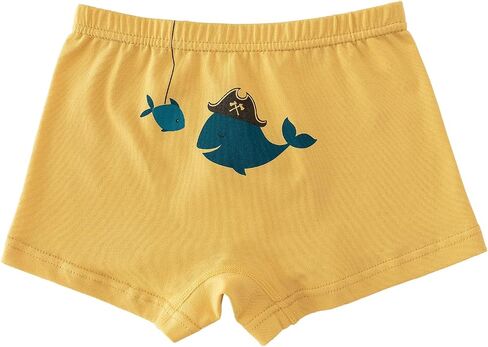 Toddler Boxer Briefs Cotton Boys Underwear Kids Underpants Size 3-12Years (Pack of 5) in Saudi Arabia