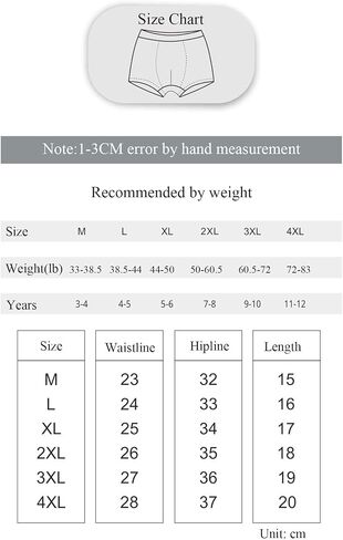 Toddler Boxer Briefs Cotton Boys Underwear Kids Underpants Size 3-12Years (Pack of 5) in Saudi Arabia