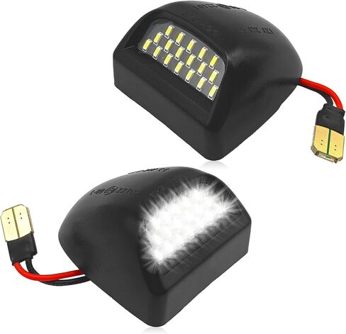 قطعتان من ضوء لوحة الترخيص LED - متوافق مع سيارة Chevy Silverado GMC Sierra 1500 2500 3500 Suburban Tahoe Yukon XL Cadillac Escalade EXT، مجموعة مصابيح لوحة ترخيص LED كاملة in Saudi Arabia