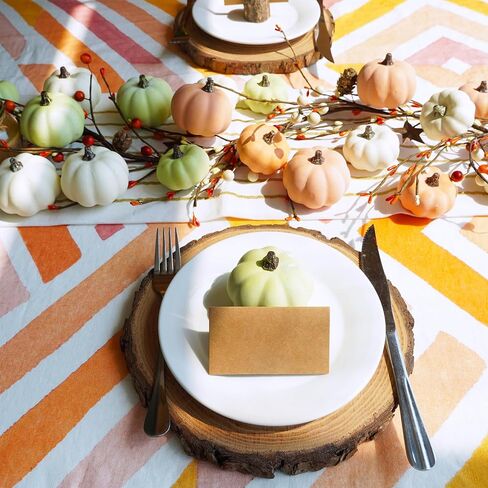 Winlyn 24 Pcs Assorted Mini Artificial Baby Boo Pumpkins Orange Green White Small Rustic Decorative Pumpkins Foam Pumpkins for Fall Home Bowl Fillers Thanksgiving Halloween Mantel Table Centerpiece in Saudi Arabia