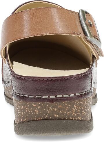 Dansko Women's Merrin Sling-Back Mule Clog - Dual Density Cork/EVA Midsole and Lightweight Rubber Outsole Provide Durable and Comfortable Ride on Patented Stapled Construction in Saudi Arabia