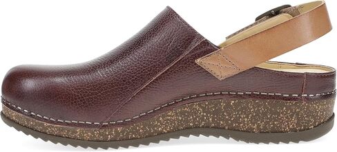 Dansko Women's Merrin Sling-Back Mule Clog - Dual Density Cork/EVA Midsole and Lightweight Rubber Outsole Provide Durable and Comfortable Ride on Patented Stapled Construction in Saudi Arabia