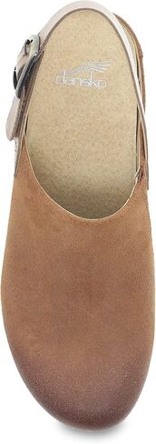 Dansko Women's Merrin Sling-Back Mule Clog - Dual Density Cork/EVA Midsole and Lightweight Rubber Outsole Provide Durable and Comfortable Ride on Patented Stapled Construction in Saudi Arabia