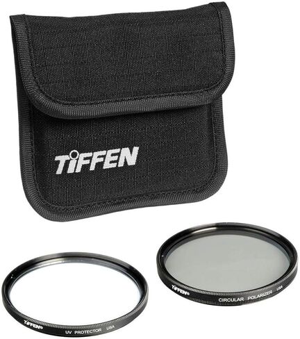 Tiffen 77mm Photo Twin Pack Polarizer And UV Protective Filter in Kuwait