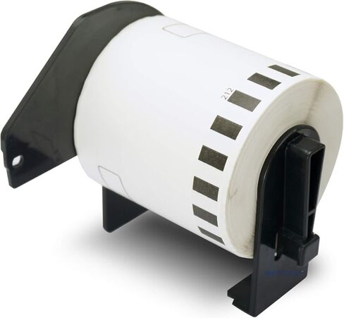 BETCKEY - Compatible Continuous Film Labels Replacement for Brother DK-2212 (2.4 in x 50 ft), Use with Brother QL Label Printers [1 Roll] in Saudi Arabia