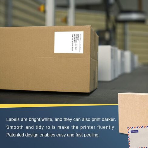 BETCKEY - Compatible Continuous Film Labels Replacement for Brother DK-2212 (2.4 in x 50 ft), Use with Brother QL Label Printers [1 Roll] in Saudi Arabia