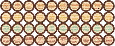 Really Good Stuff Classroom Social Interaction Chips – Set of 40 – Practice Social Skills & Communication with Others –Encourage Confidence – Social-Emotional Learning – SEL for the Home and Classroom in Saudi Arabia