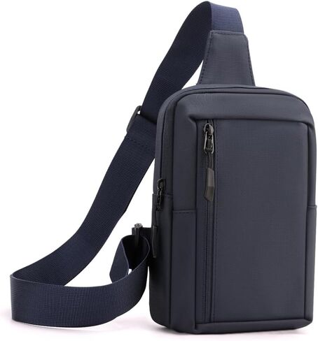 Crossbody Bag,Cross Body Fanny Packs for Men Women Trendy,Black Small Sling Bag Phone Chest Bag for Workout Running in Saudi Arabia