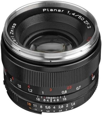 ZEISS Classic Planar ZF.2 T* 50mm f/1.4 Standard Camera Lens for Nikon F-Mount SLR DSLR Cameras, Black in Saudi Arabia
