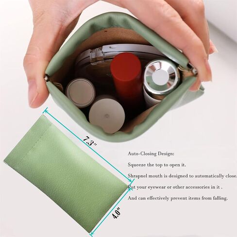 Sunglasses Case 4 Pack, Eyeglass Cases For Women Men, Portable Soft Leather Glasses Pouch in Saudi Arabia