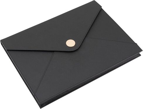 حقيبة مستندات من الجلد الصناعي Realspace™، بحجم Letter، باللون الأسود in Kuwait