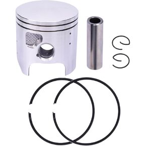 Motorcycle Engine Part Piston Rings Kit Compatible with Kawasaki KDX200 KDX 200 1989-2006,13001-1219 (66mm STD)