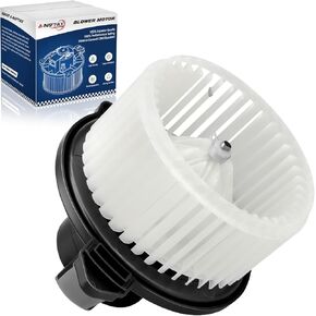 AC Blower Motor with Fan Replacement Fits for 2002 2003 2004 2005 2006 2007 2008 Dodge Ram 1500 2500 3500, Jeep Grand Cherokee, HVAC Plastic Heater Blower Motor, 700012, 5012701AB, 5096255AA
