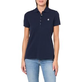 Brooks Brothers Women's Short Sleeve Cotton Pique Stretch Logo Polo Shirt