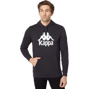 Kappa Authentic Malmo - Sweatshirt for Men - Attached Hood - Long Sleeves - Ribbed Hem - Ribbed Cuffs