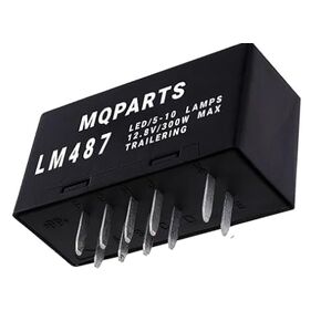 LM487 Hazard Warning LED Flasher Relay Fixes Car Turn Signal Hyper Flash for GM Turn Signal Relay Flasher Module - Replaces 10383321 15231201 15764135