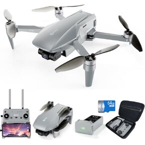 Contixo F35 GPS Drone with 4K UHD Camera 2-Axis Self stabilizing Gimbal 5G WiFi FPV RC Quadcopter Brushless Drone for Adults, Bonus 64GB SD Card Carrying Case