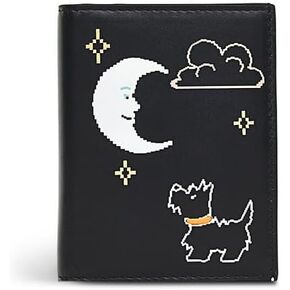 RADLEY London - Dog And The Moon - حامل بطاقات صغير ثلاثي الطي