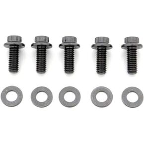 ARP 652-1250 Black Oxide 3/8-16" RH Thread 1.250" UHL 6-Point Bolt with 3/8" Socket and Washer, (Set of 5)