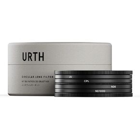 Urth 37mm 4-in-1 Lens Filter Kit (Plus+) - UV, Circular Polarizing (CPL), Neutral Density ND64, Soft Grad ND8, Multi-Coated Optical Glass, Ultra-Slim Camera Lens Filters