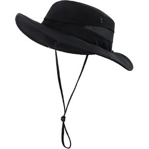 Zylioo 3XL/2XL/XL/L/M UV Boonie Sun Hat,Oversize Quick Dry Breathable Fishing Hats,UPF Cool Summer Hats with Strap