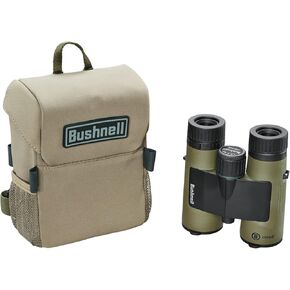 Bushnell Prime 12x50 Binocular and Vault Bino Caddy Combination Pack, Waterproof Hunting Binocular with Rugged Binocular Pouch for Hunting, Bird Watching and Hiking