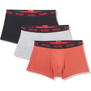 HUGO Men's 3 Pack Stretch Cotton Trunk