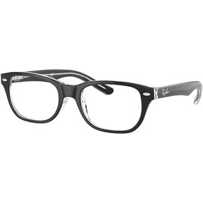 Ray-Ban Junior Kids' RY1555 Square Prescription Eyeglasses for Boy for Girls + BUNDLE With Designer iWear Kit