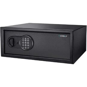 Barska Digital Keypad Home & Office Steel Security Safe Lock Box with Deadbolts - 1.2 Cu Ft Standard