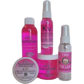 Pink Lady Sunshine Premium Jewelry Cleaner Kit with Metal Polish - Safe Jewelry Cleaner Solution for Diamonds, Gold, Silver, Wedding Rings, Earrings & All Jewelry Pieces (Super Kit)