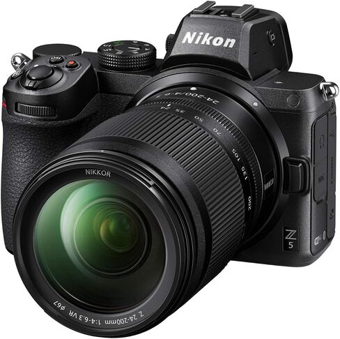 Nikon Z 5 | Our Most Compact Full-Frame mirrorless Stills/Video Camera | Nikon USA Model | 24.3MP CMOS Sensor, 4K Ultra HD Footage, Your journey begins with the Z 5 in Saudi Arabia