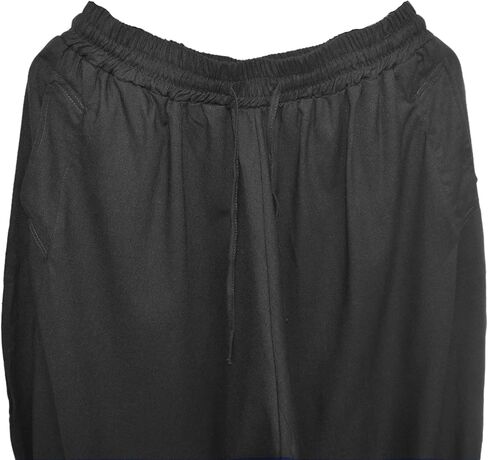 CLANMILUMS Men's Cotton Harem Pants Casual Loose Hippie Drop Crotch Trouser in Saudi Arabia