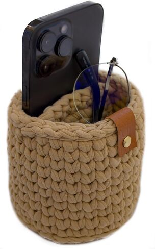 2 in 1 Yarn Eyeglass Holder Stand - Glasses Holder for Nightstand with 2 sections-Use it as an eye glass holder for desk-Always find your eyeglasses, eyeglasses strap in this Glasses Holder Stand in Saudi Arabia