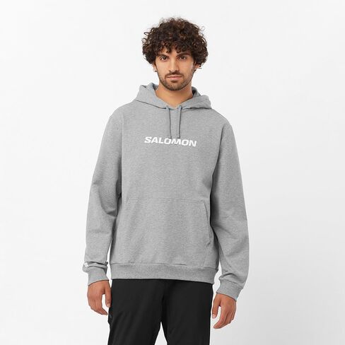 Salomon Men's Logo Performance Hoodie Sweatshirt in Saudi Arabia