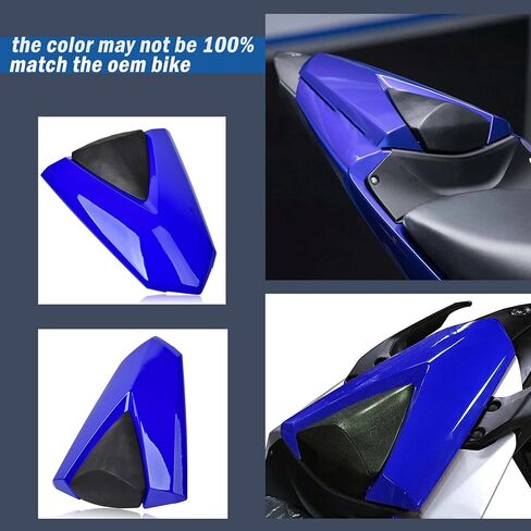 For Yamaha YZF-R3 YZF-R25 YZF MT-03 MT03 MT25 MT125 2014〜2022 Rear Pillion Passenger Cowl Pillion Cowl Rear Seat Fairing Tail Cover Cowl Seat Back Cover (Bright Black) in Saudi Arabia