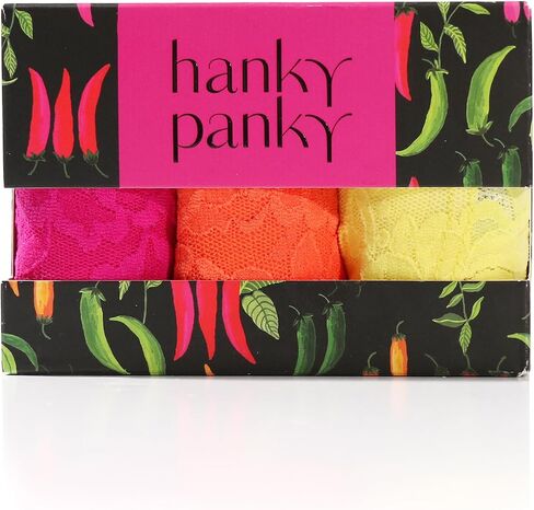 hanky panky Women's Signature Lace Original Rise Thong 3 Pack in Kuwait