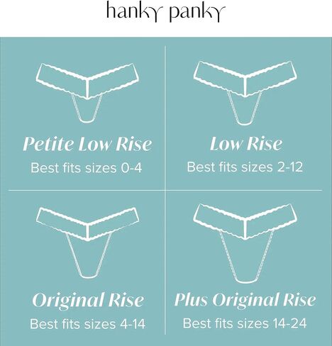 hanky panky Women's Signature Lace Original Rise Thong 3 Pack in Kuwait
