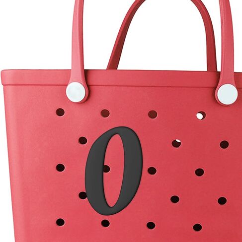 2Pcs Letter Charm for Bogg Bag Initial Bogg Bag Accessories Charms for Simply Southern Beach Tote Insert Alphabet 3D Personalized Large Handbag Decoration Birthday Gifts for Sister Friends in Saudi Arabia