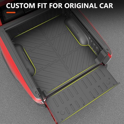 powoq Tailgate Mat Compatible with 2019-2024 Dodge Ram 1500 Tailgate Protector Tailgate Liner TPE Replacement for 2019-2024 Dodge Ram 1500 Accessories(Tailgate Mat) in Saudi Arabia