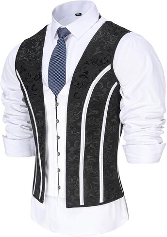 رجل مشد سترة الدانتيل يصل تشكيل القمم العظام فستان خمر صدرية طباعة رسمية سليم صالح مرحلة الزفاف in Kuwait